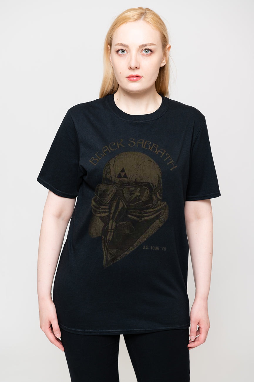 Paradiso Clothing Unisex Black Sabbath Us Tour 78 T Shirt - Xxxl