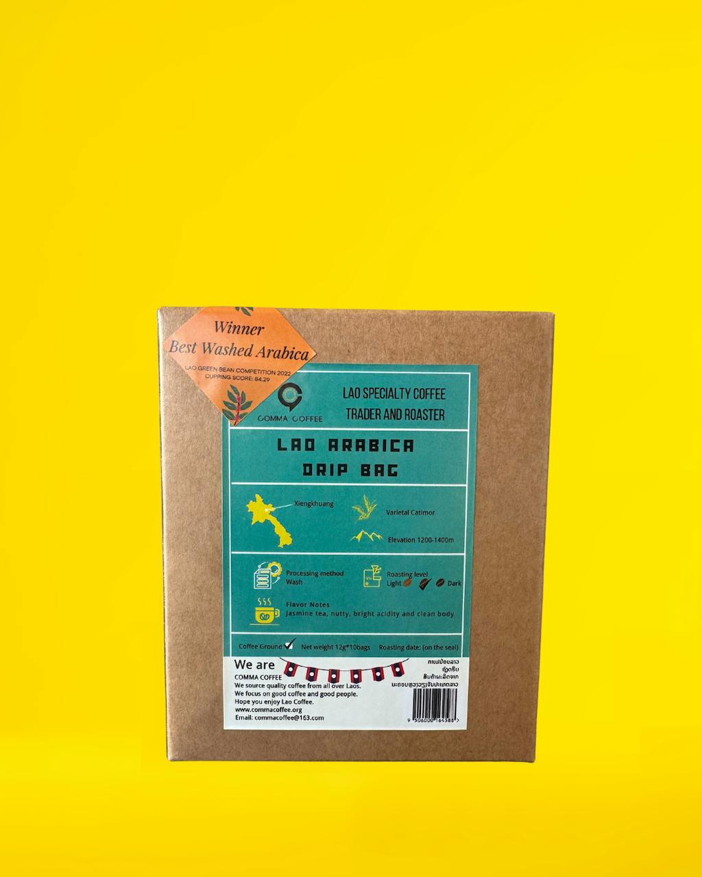 Comma Coffee Light Yoyo Laos Sauce Lao Arabica Drip Bag X10