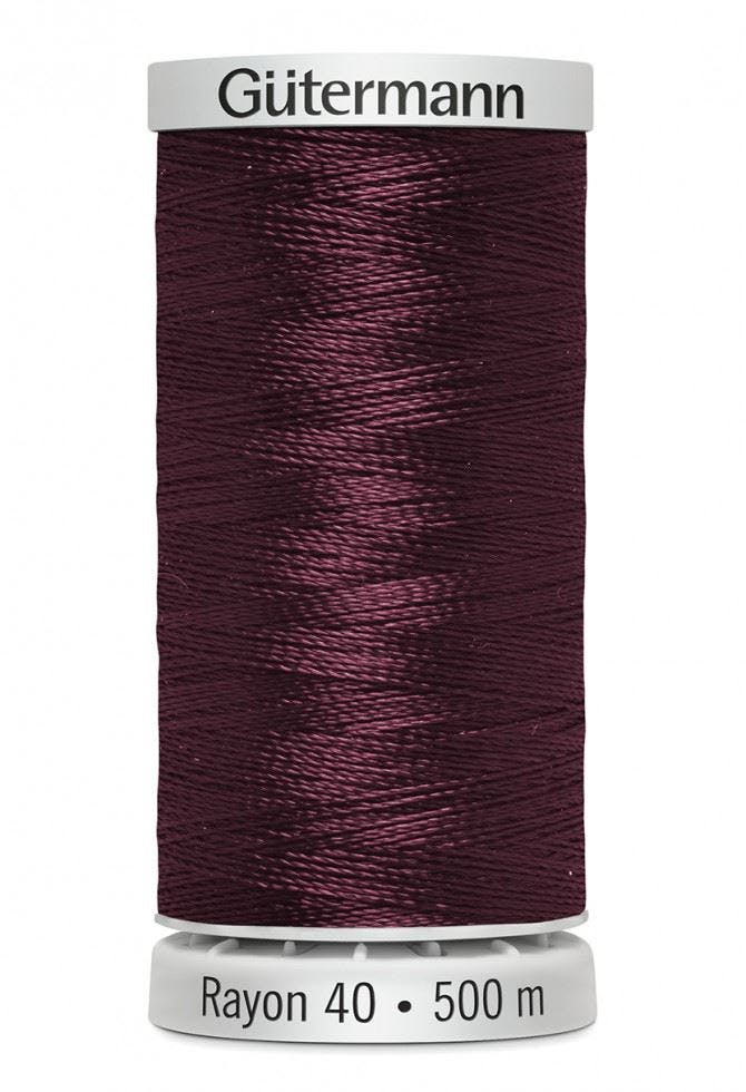 Gutermann No 40 Sulky Rayon Embroidery Thread 500M Rayon Thread Suitable For Embroidery - 1189 - 500 Metres