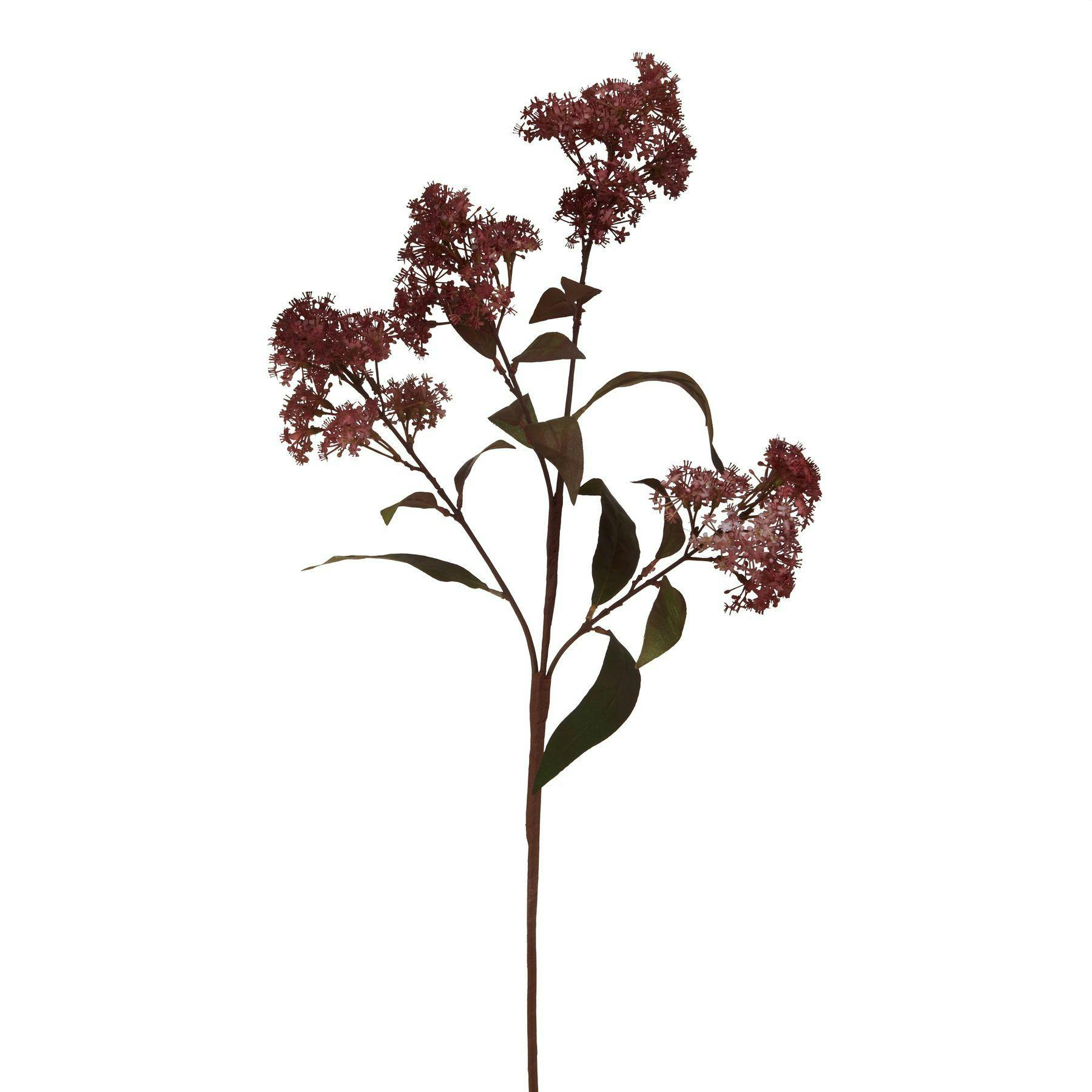 Hill Interiors Burgundy Smokebush Artificial Flower - One Size