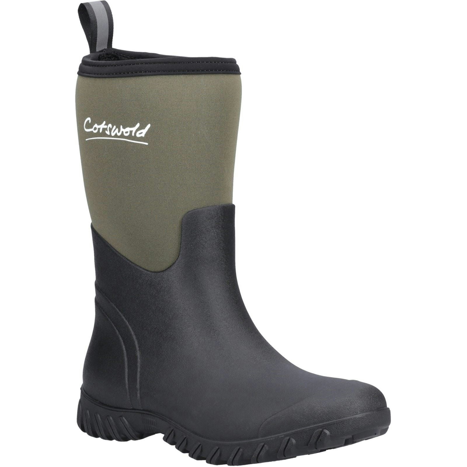 Cotswold Women's Green Ashmead Rubber Wellington Boots - Size 7