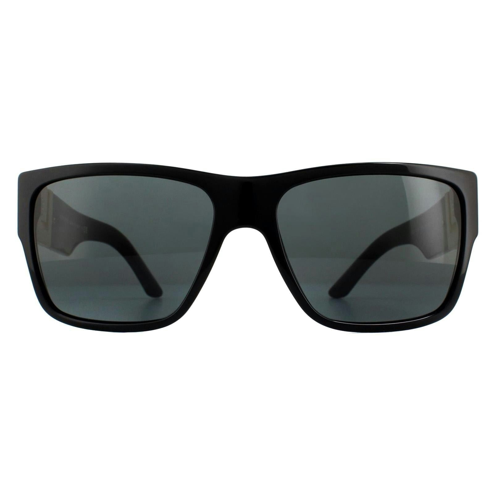 Versace Square Sunglasses - Male - Sunglasses - Black - 59 Mm - Accessories - Image 8