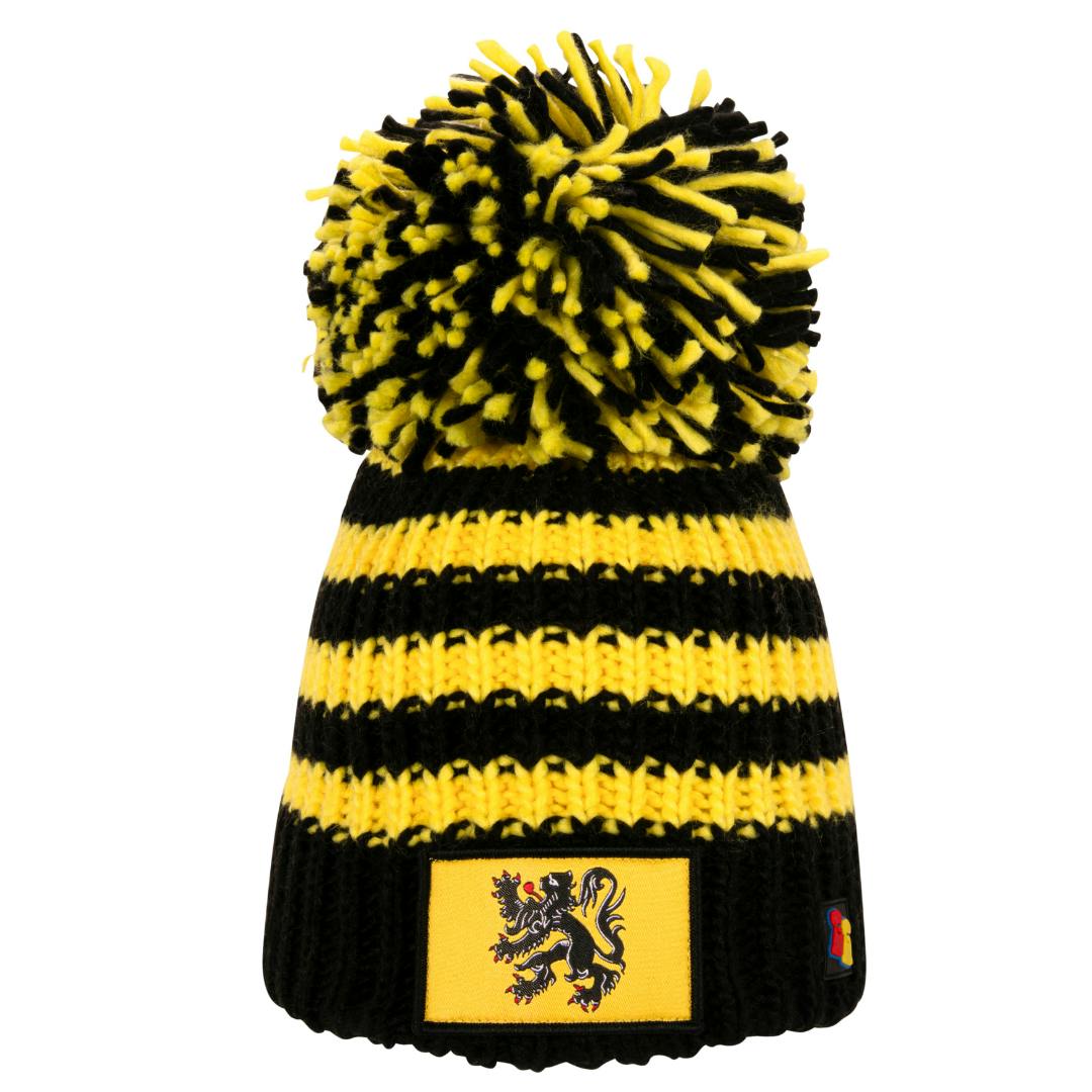 Big Bobble Hats Unisex Yellow/Black Flanders!