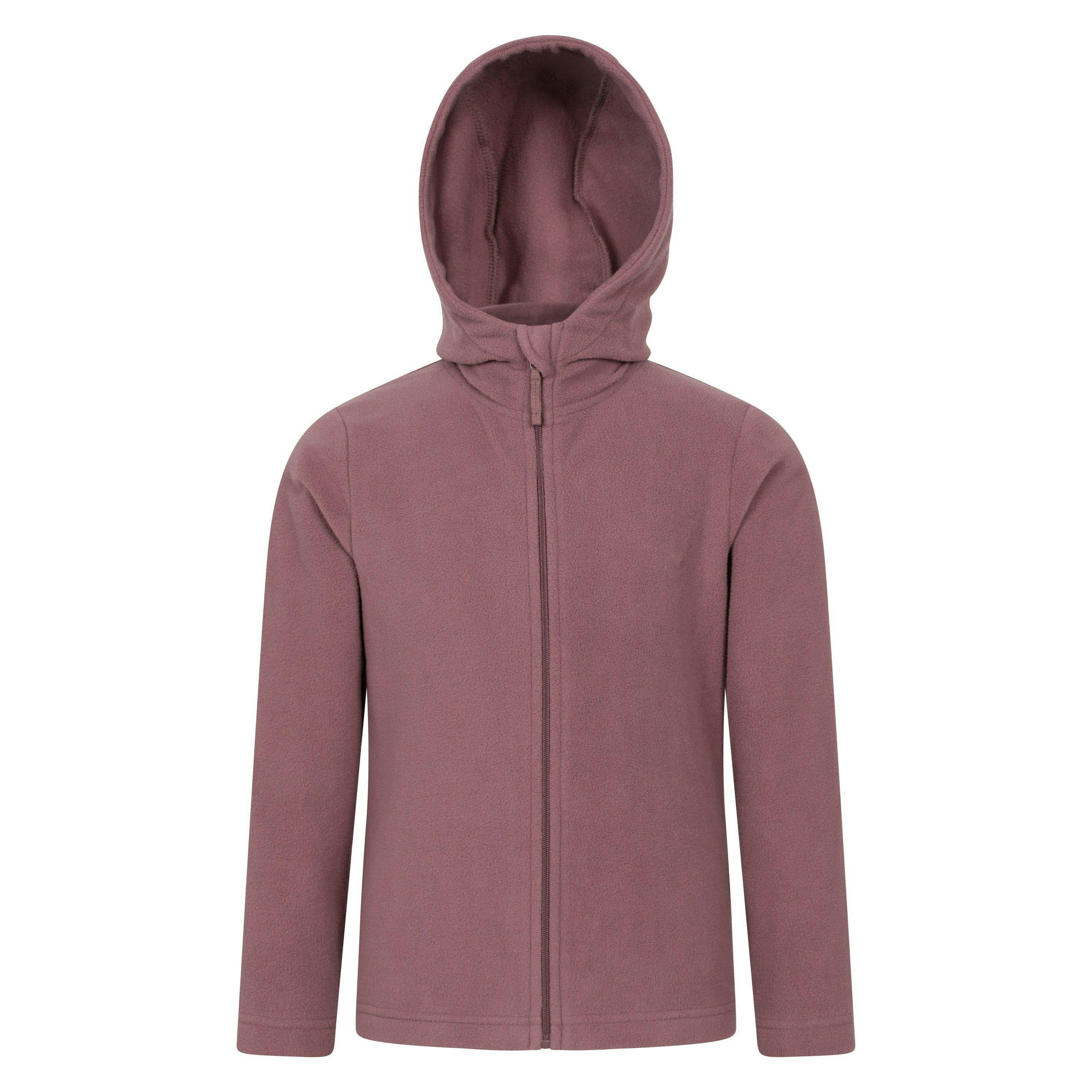 Mountain Warehouse Purple Kids Camber Full Zip Hoodie - 13 Years - 100% Polyester