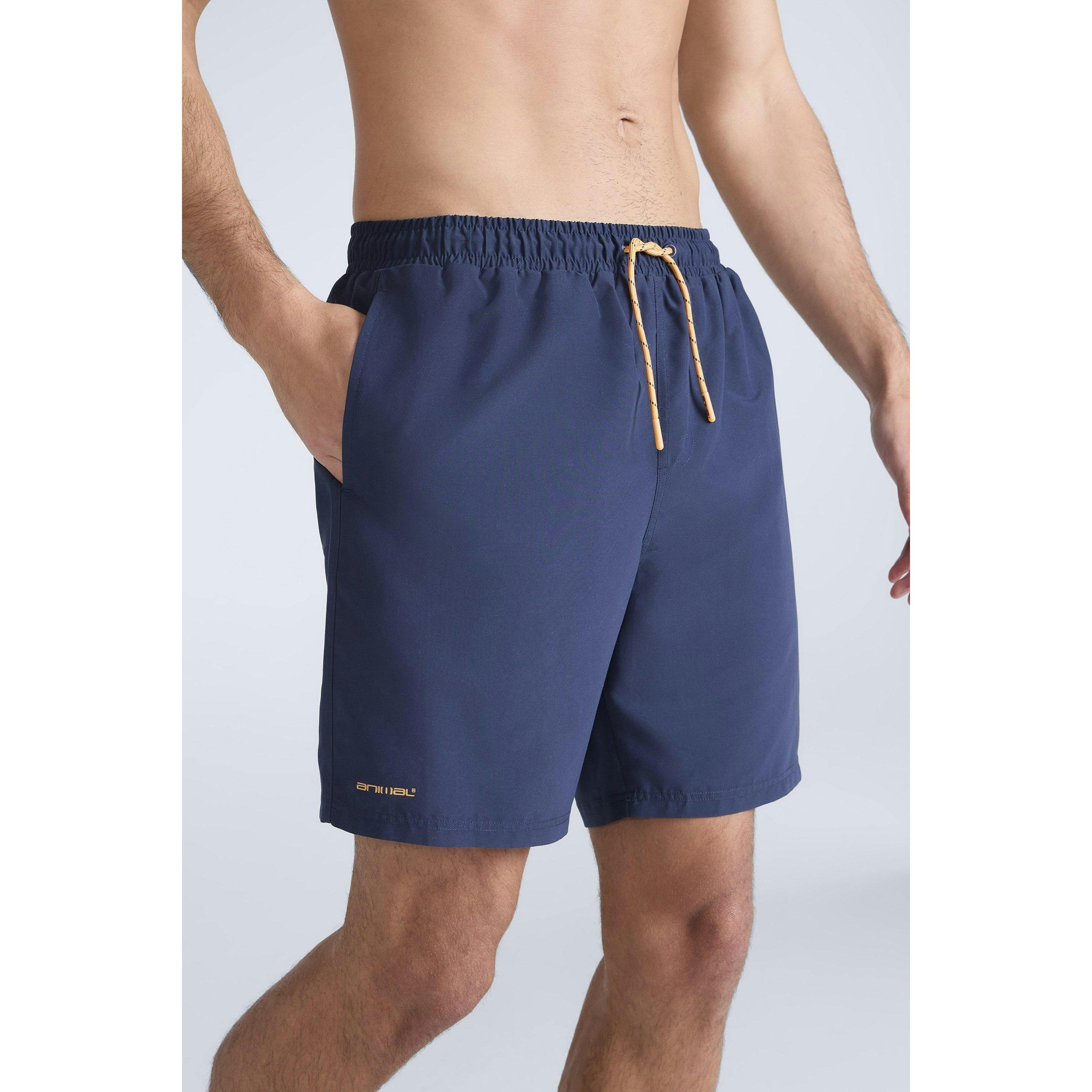 Animal Men's Dark/Blue Deep Dive Recycled Boardshorts - Xxl - 90% Recycled Polyester/10% Elastane