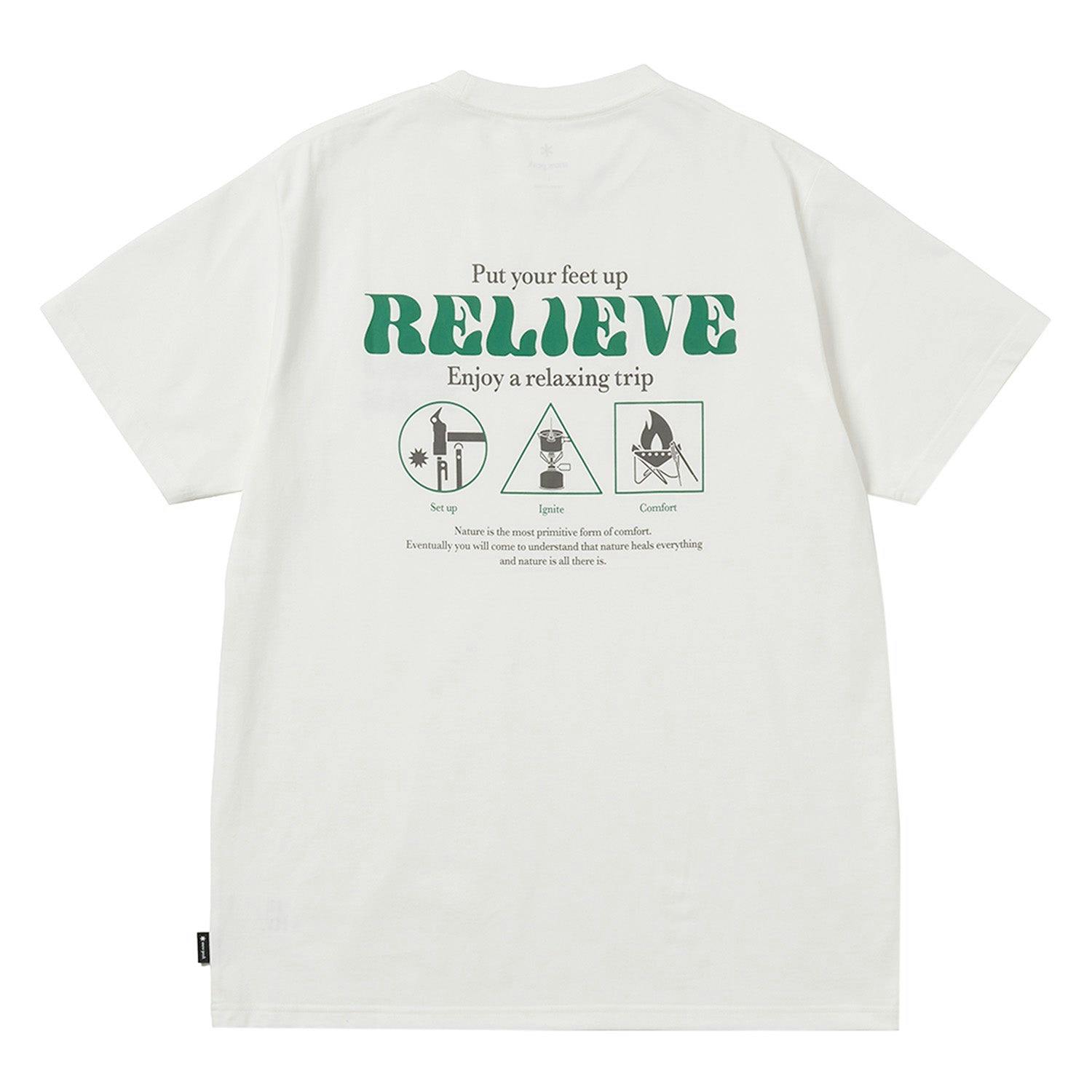 Snow Peak White Camping Graphic T-Shirt - X-Large - Off
