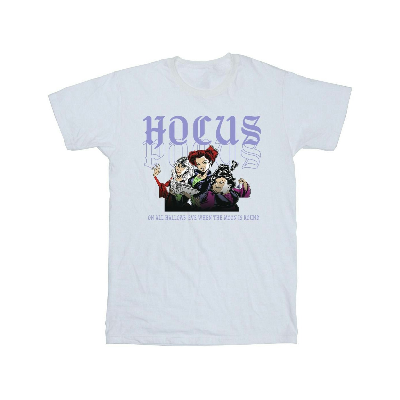 Disney Men's White Hocus Pocus Hallows Eve T-Shirt - 3XL
