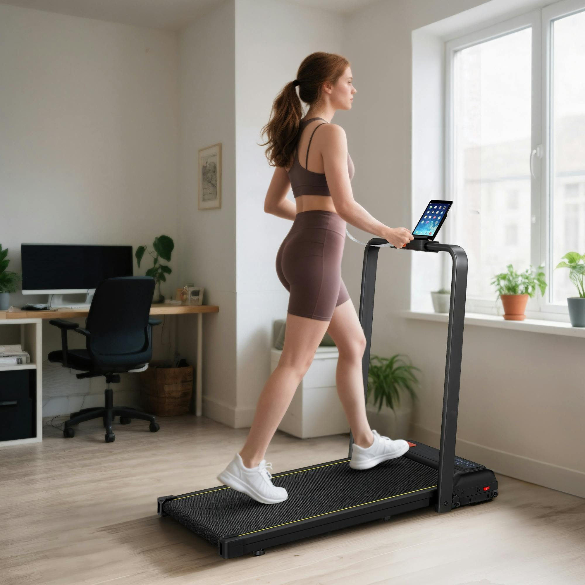 Sportnow Folding Treadmill Walking Pad, Running Jogging Walking Machine