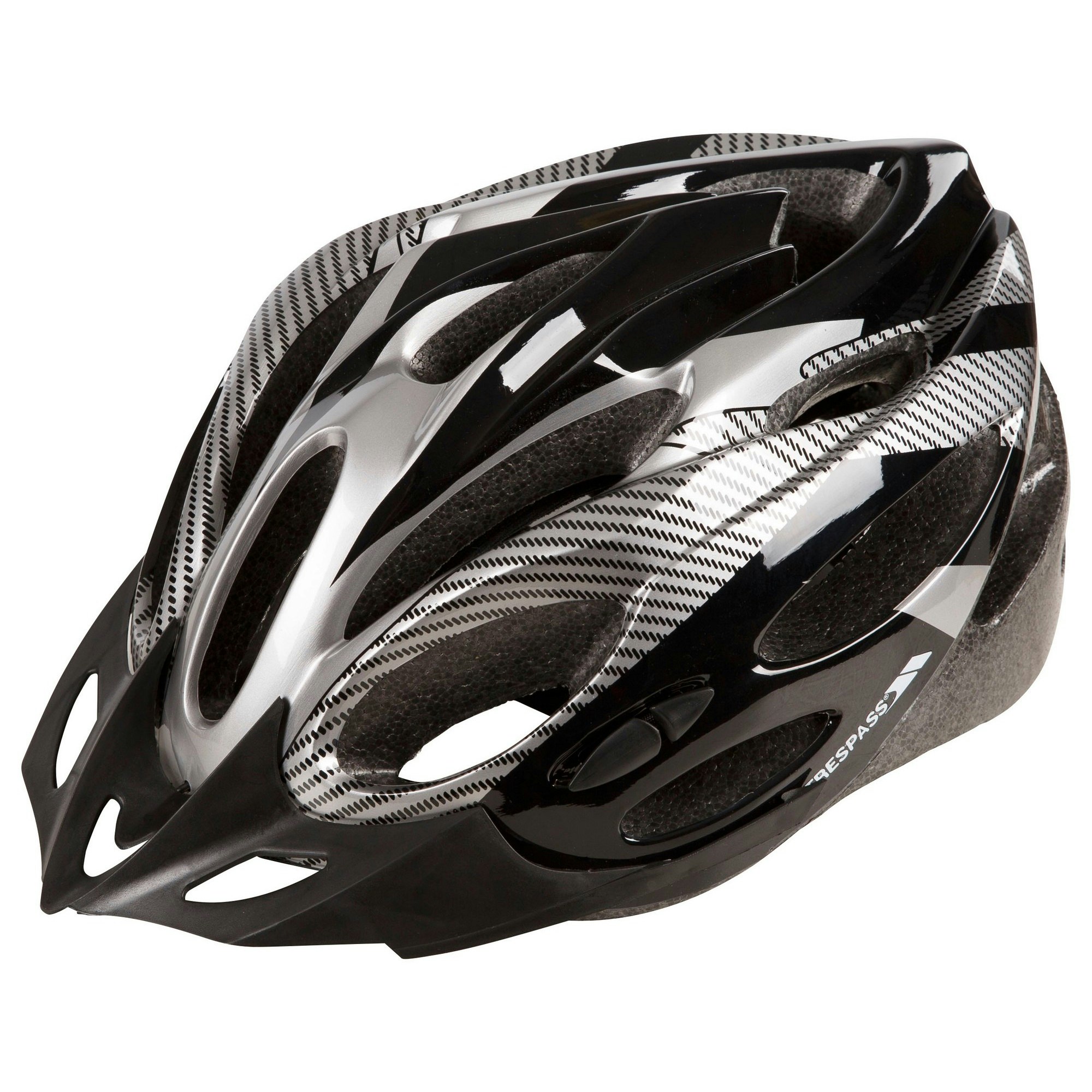 Trespass Unisex Black Adults Crankster Cycling Helmet - X