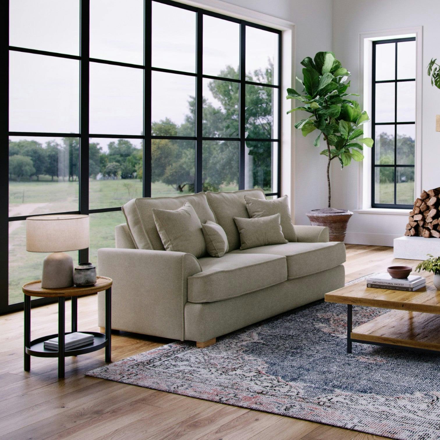 Rackhams Harrogate Small Sofa - Stone