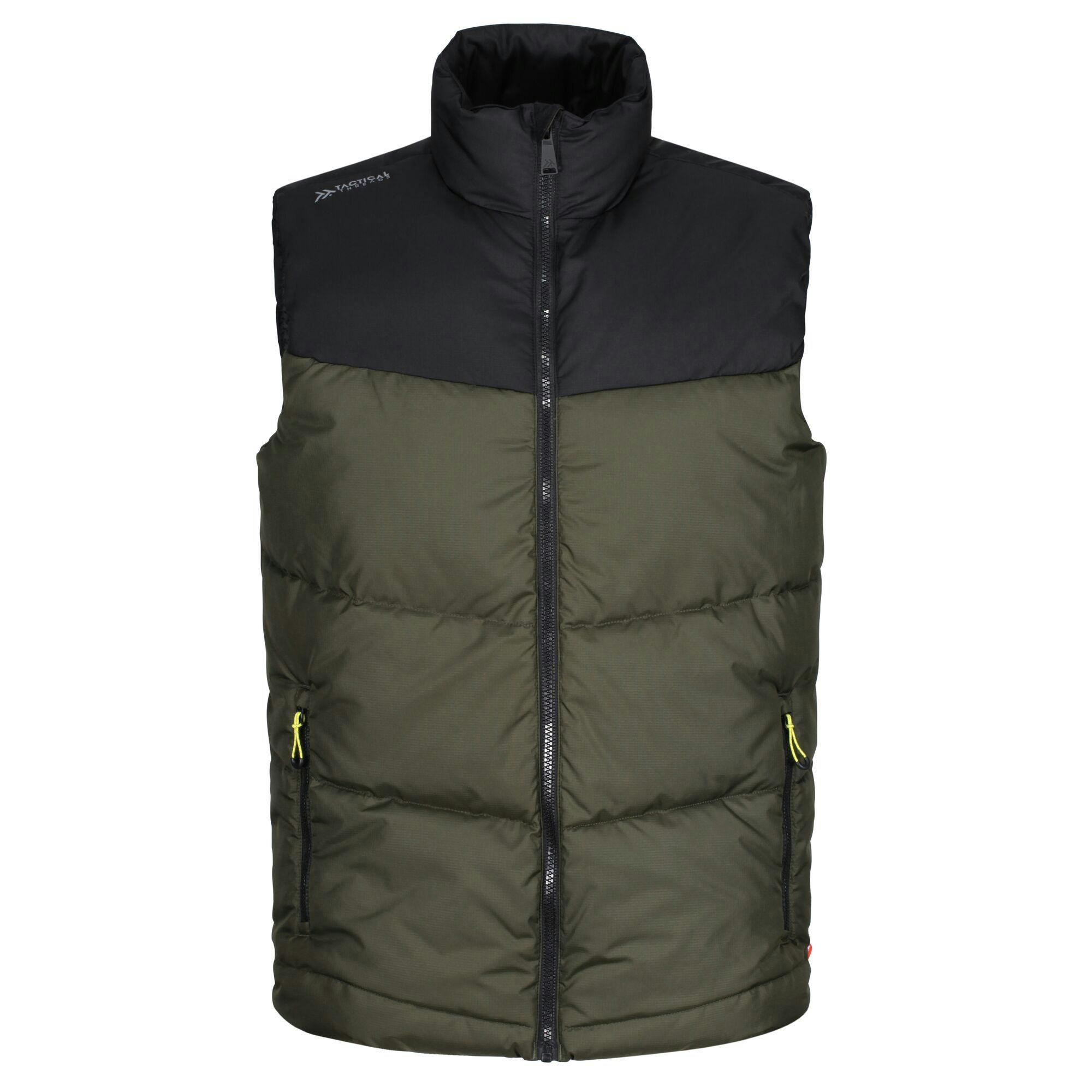 Regatta Men's Dark/Black Professional Insulated Body Warmer - Khaki/ - Xxl - Khaki/ - 100% Polyester