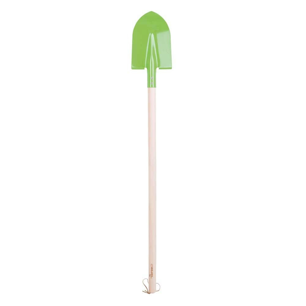 Bigjigs Toys Green Long Handled Shovel