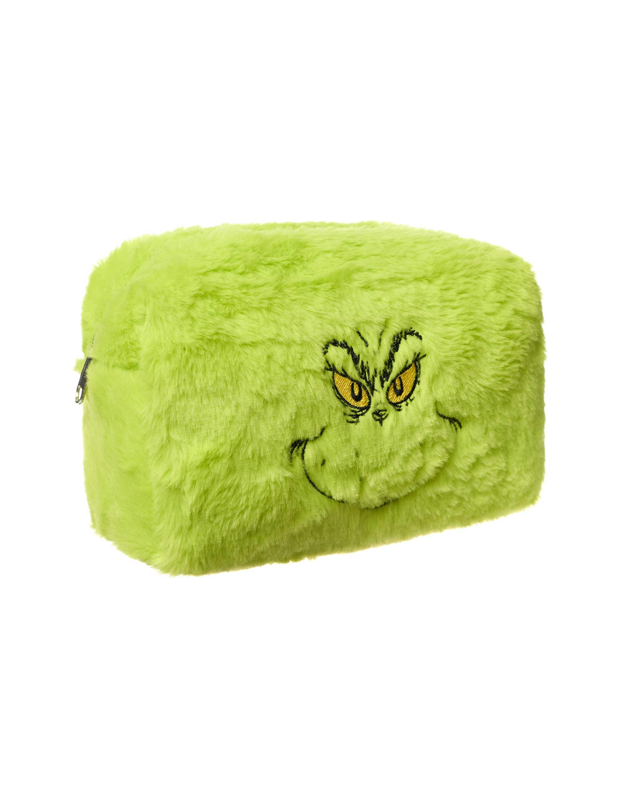 Vanilla Underground Women's Green The Grinch Character Face Makeup Bag (One Size)