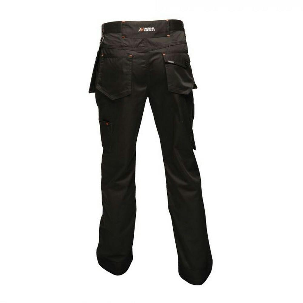 Regatta Men's Black Professional Work Trousers - 38R - 65% Polyester/35% Cotton