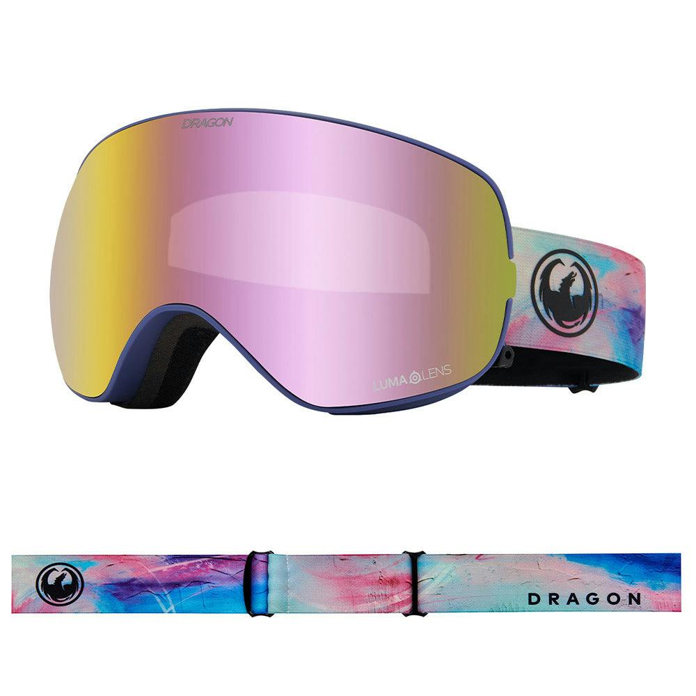 Dragon Pink X2s - Sunset With Lumalens Ionized & Lumalens Violet Lens - Medium Fit