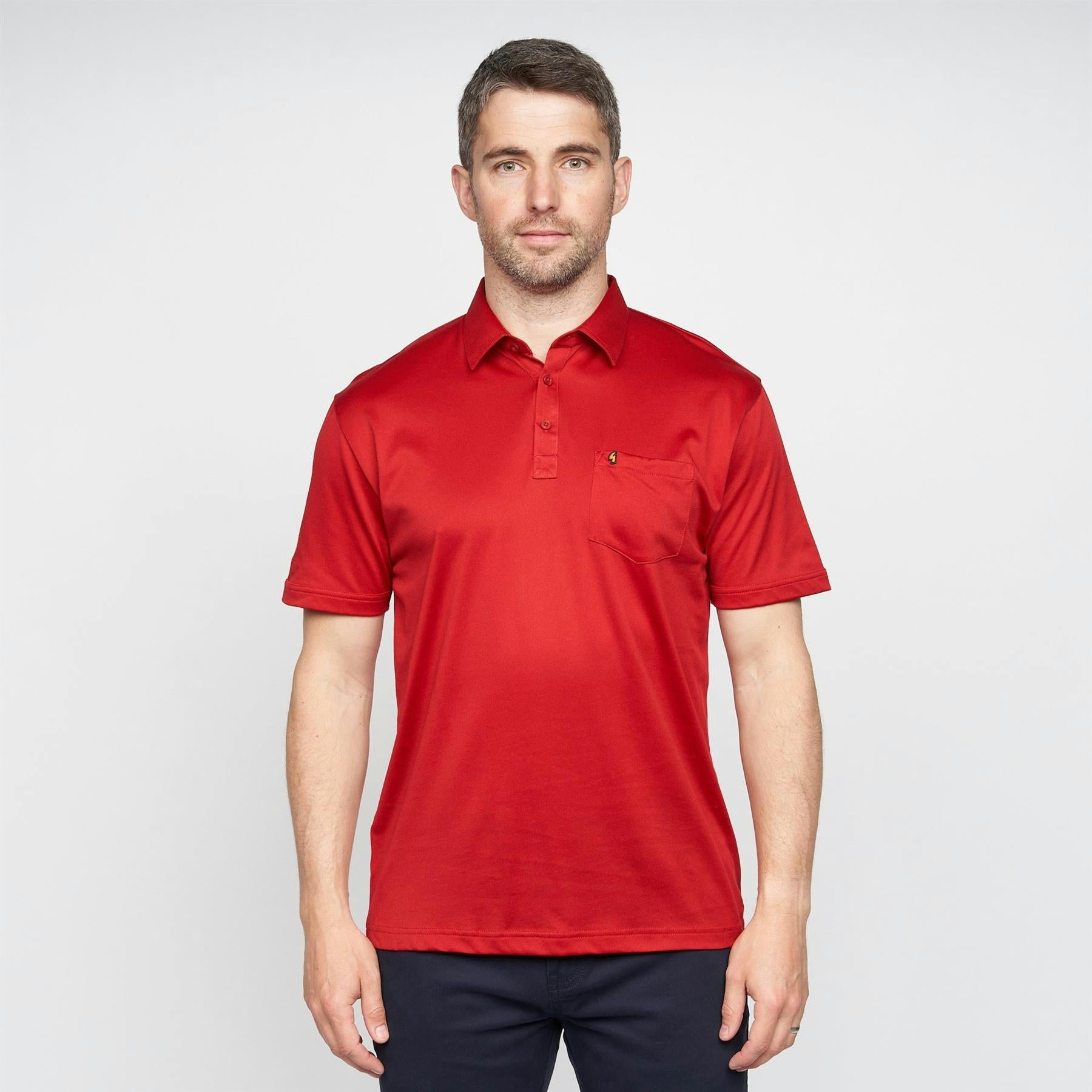 Gabicci Men's Red G00z05 Polo Shirt Classic - 2XL