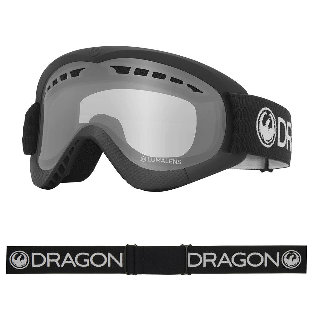 Dragon Black Dxs - With Lumalens Clear Lens - Small Fit