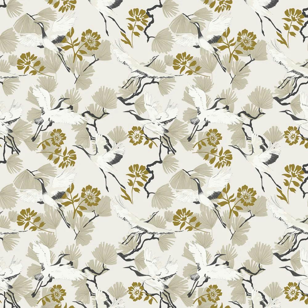 Furn Demoiselle Wallpaper - Natural - One Size - Natural - 100% Mixed