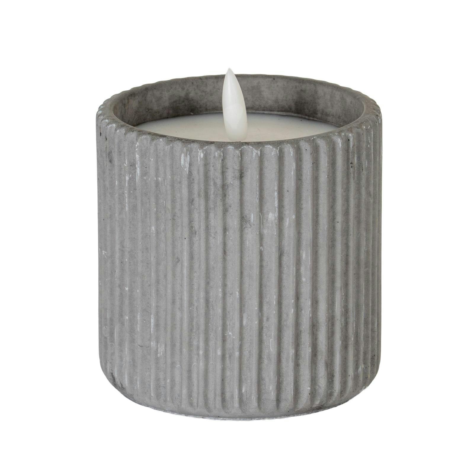Rackhams Grey Luxe Collection Ribbed Table Lamp - 9Cm X 5Cm X 5Cm - 100% Mixed