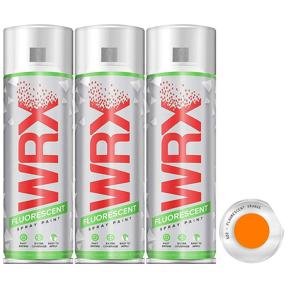 WRX Spray Paint 400 ml - Fluorescent Orange 522 - Image 4