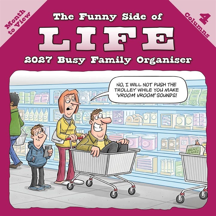 Funny Side Of Life Family Organiser 2027, Family Planners, Month To View, Gift - Image 8