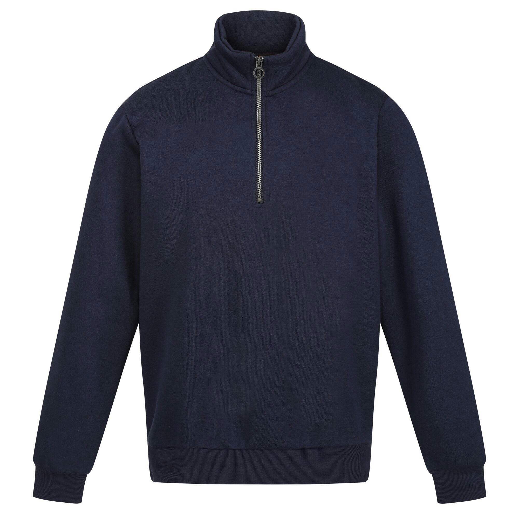 Regatta Men's Professional Quarter Zip Sweatshirt - Navy - Navy - L - 65% Polyester/35% Cotton