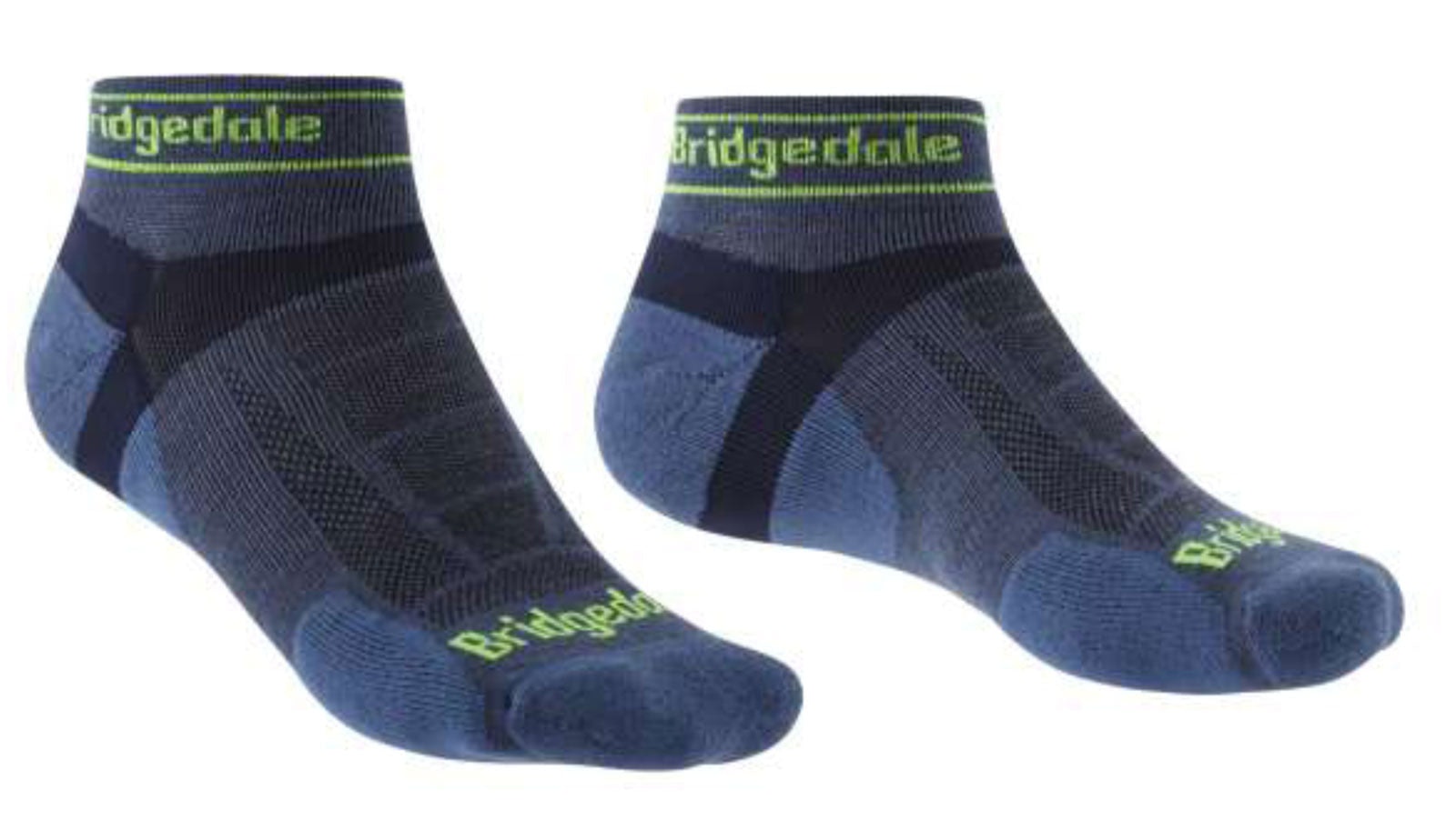Bridgedale Men's Blue Ultra-Lightweight T2 Merino Low Run Socks {Br-710203} - Medium