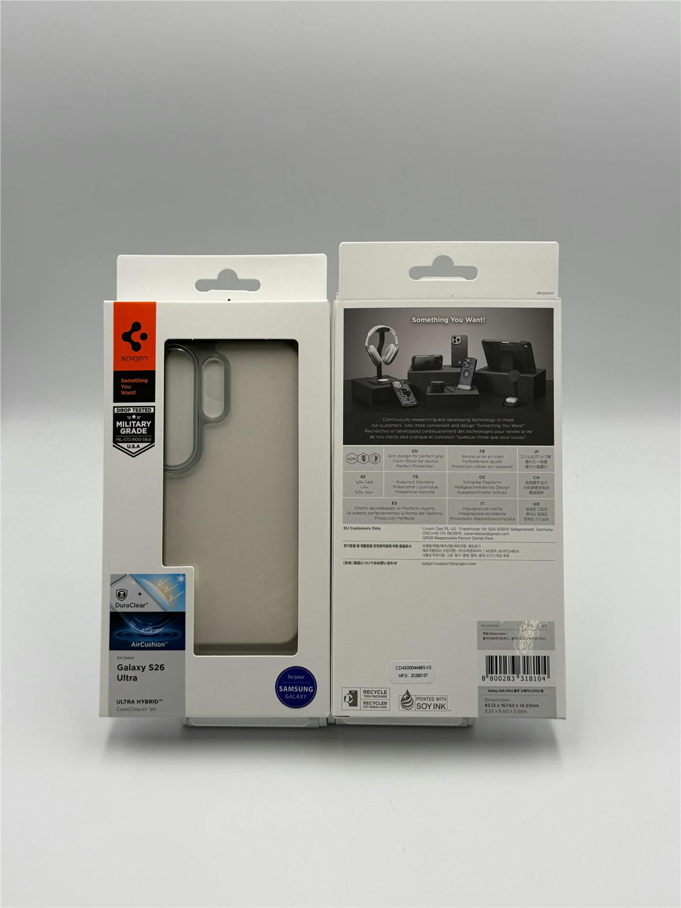 Spigen Ultra Hybrid Case For Samsung Galaxy S26 Ultra 6.9 " Space Crystal - Acs10678