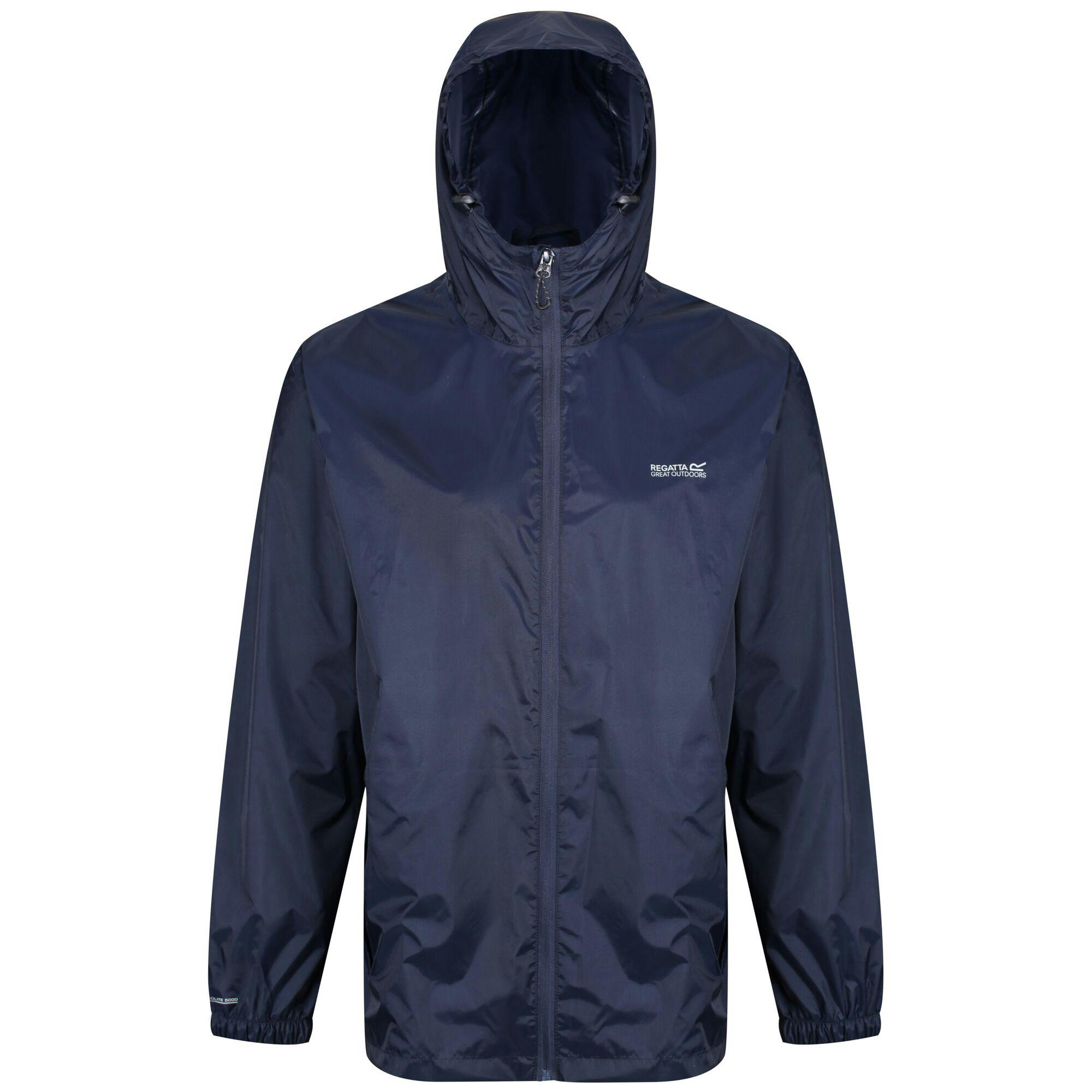 Regatta Men's Pack It Iii Waterproof Pack Away Jacket - Navy - Xl - Navy - 100% Polyamide