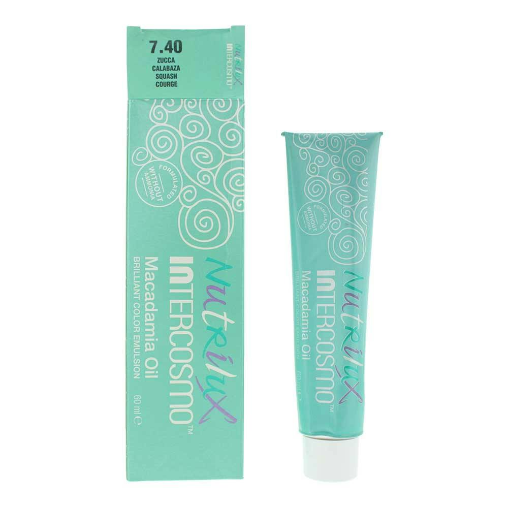 Nutrilux Intercosmo 7.40 Natural Copper Blonde Colour Emulsion 60ml - Image 3