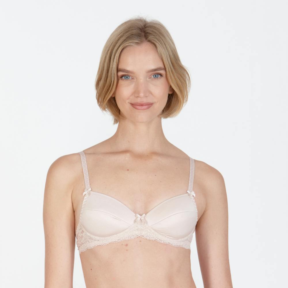 Little Women Women's Light/Black/White Little Very You Bra - Peony - 42A