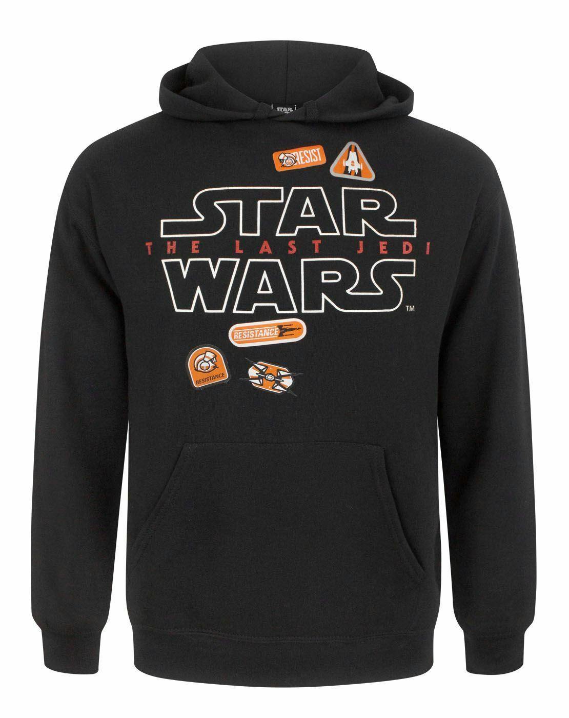 Vanilla Underground Men's Black Star Wars Badges Hoodie - Medium
