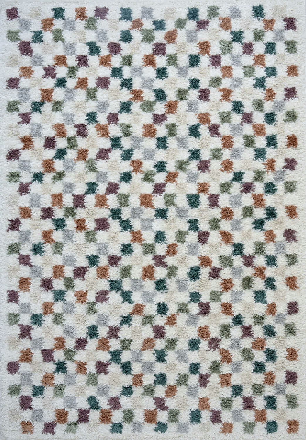 The Rugs Moodi Shaggy Multicolour Pulseway Rug - 160X230 Cm