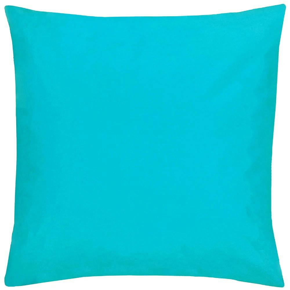 Furn Plain Outdoor Cushion Cover - Aqua - 55Cm X 55Cm - Aqua - 100% Polyester