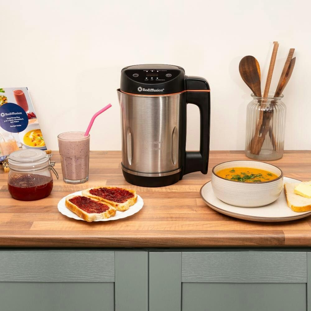 Rediffusion Black Smartsoup Plus 3-In-1 Soup, Smoothie & Jam Maker
