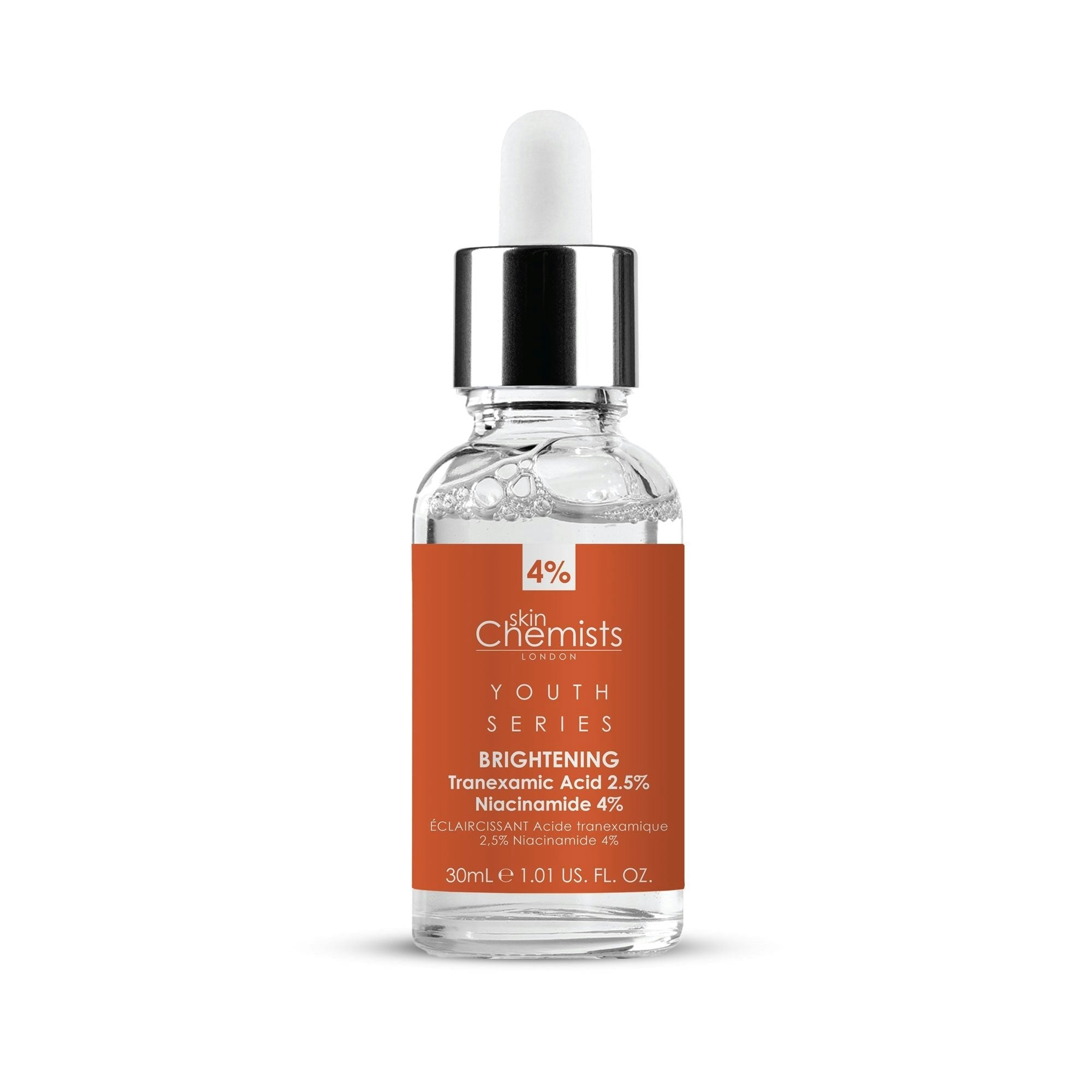 Skinchemists Dark Youth Series Tranexamic Acid 2.5%, Niacinamide 4% Brightening Serum 30Ml