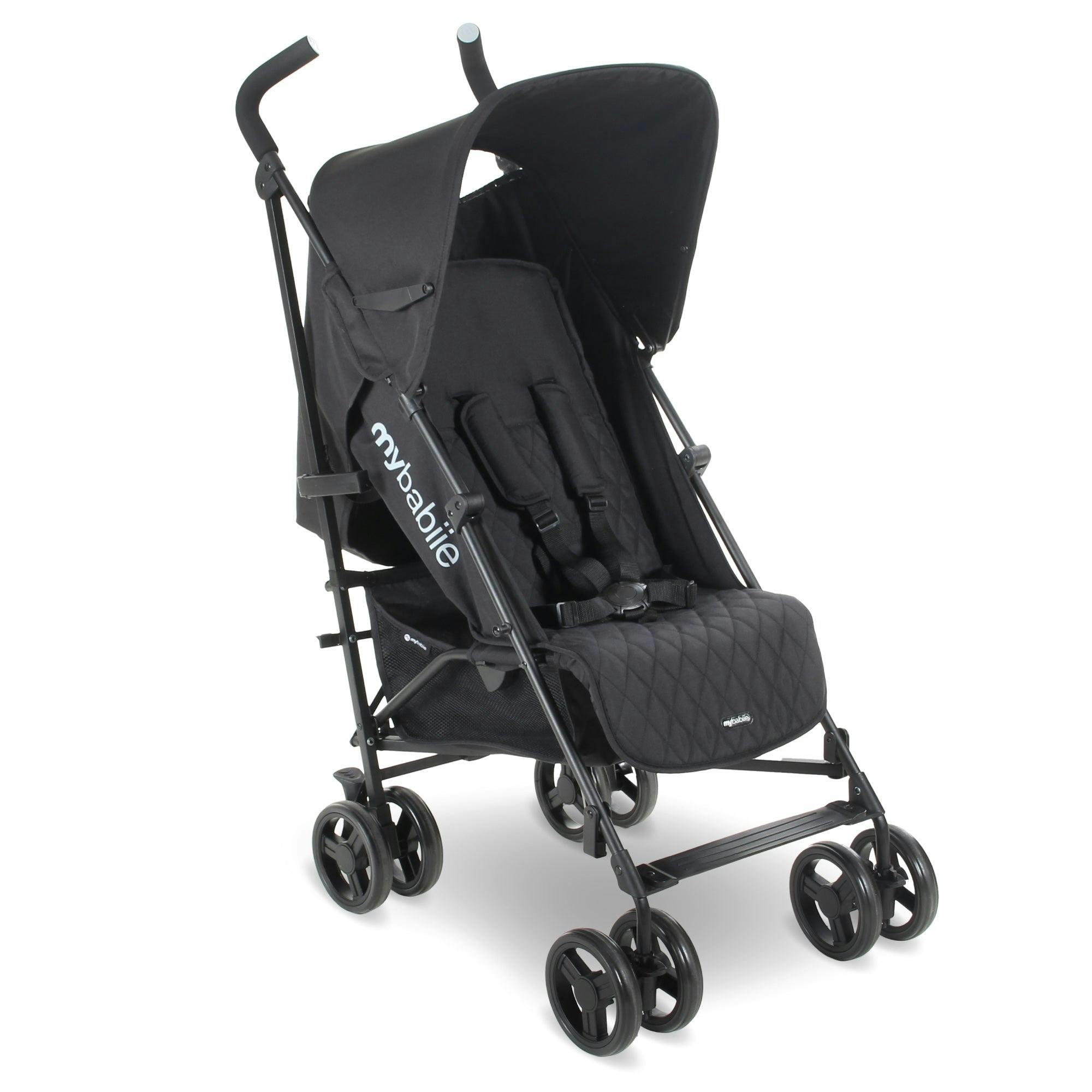 My Babiie Mb01 Lightweight Stroller - Black - Image 2