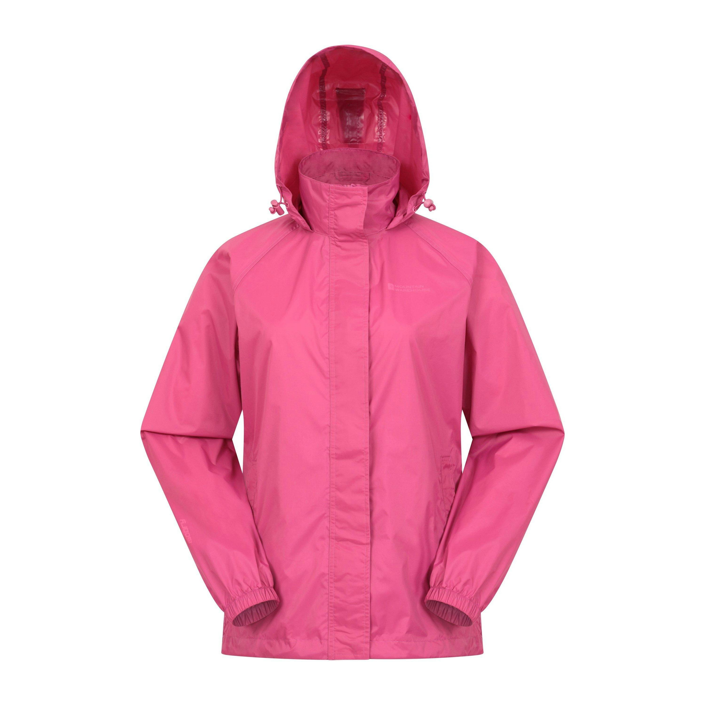 Mountain Warehouse Women's Pakka Ii Waterproof Jacket - Berry - 18 Uk - Berry - 100% Polyester