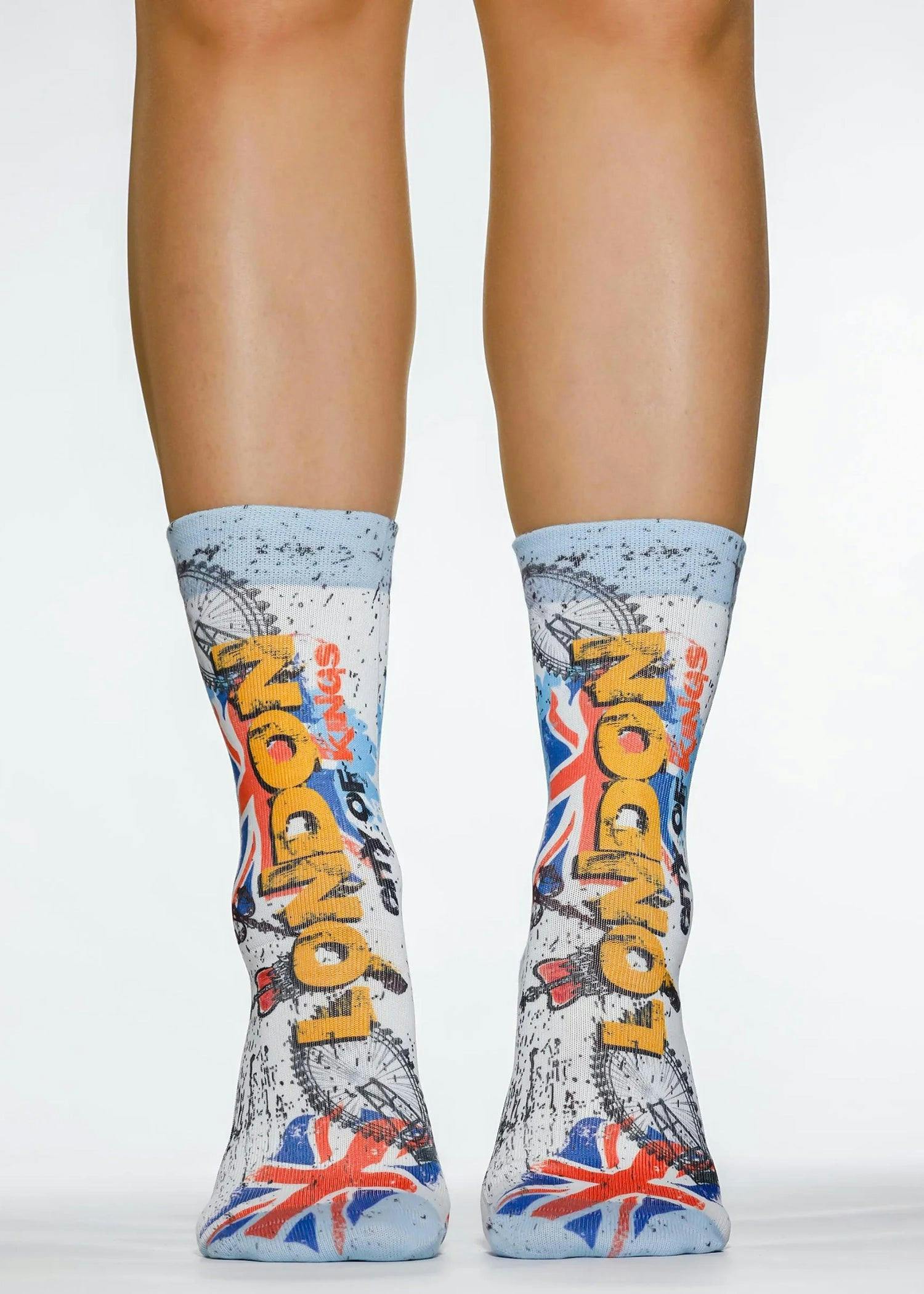 Jemsox Women's City Of King London Novelty Gift Socks