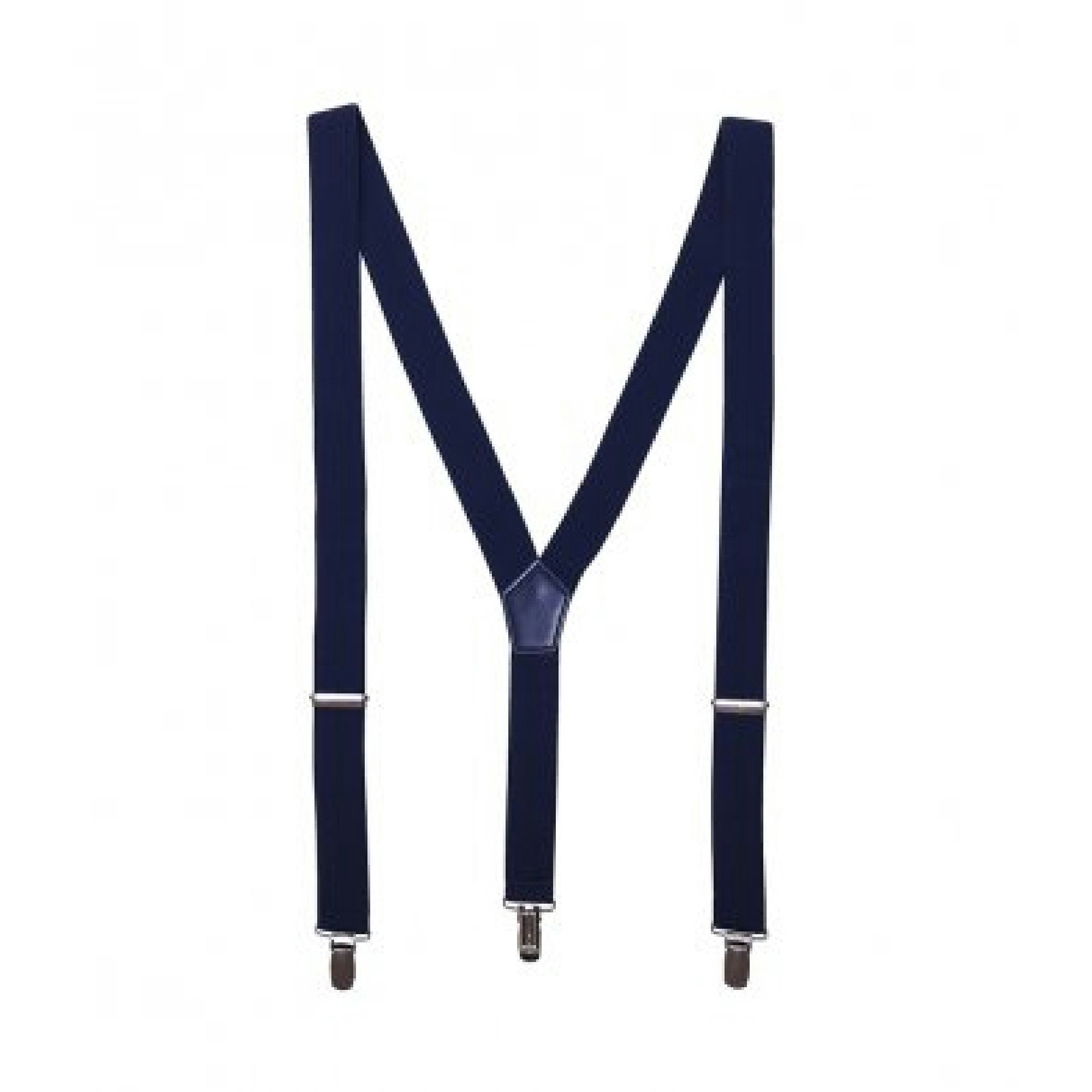 Premier (One Size, Navy) Mens Clip On Braces - Image 3