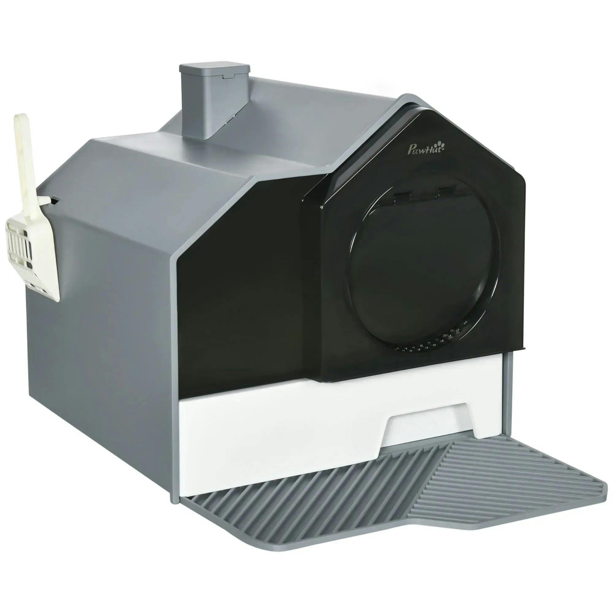 Cat Litter Tray Hooded Scoop Drawer Pan, Handle, Deodorant - Image 7