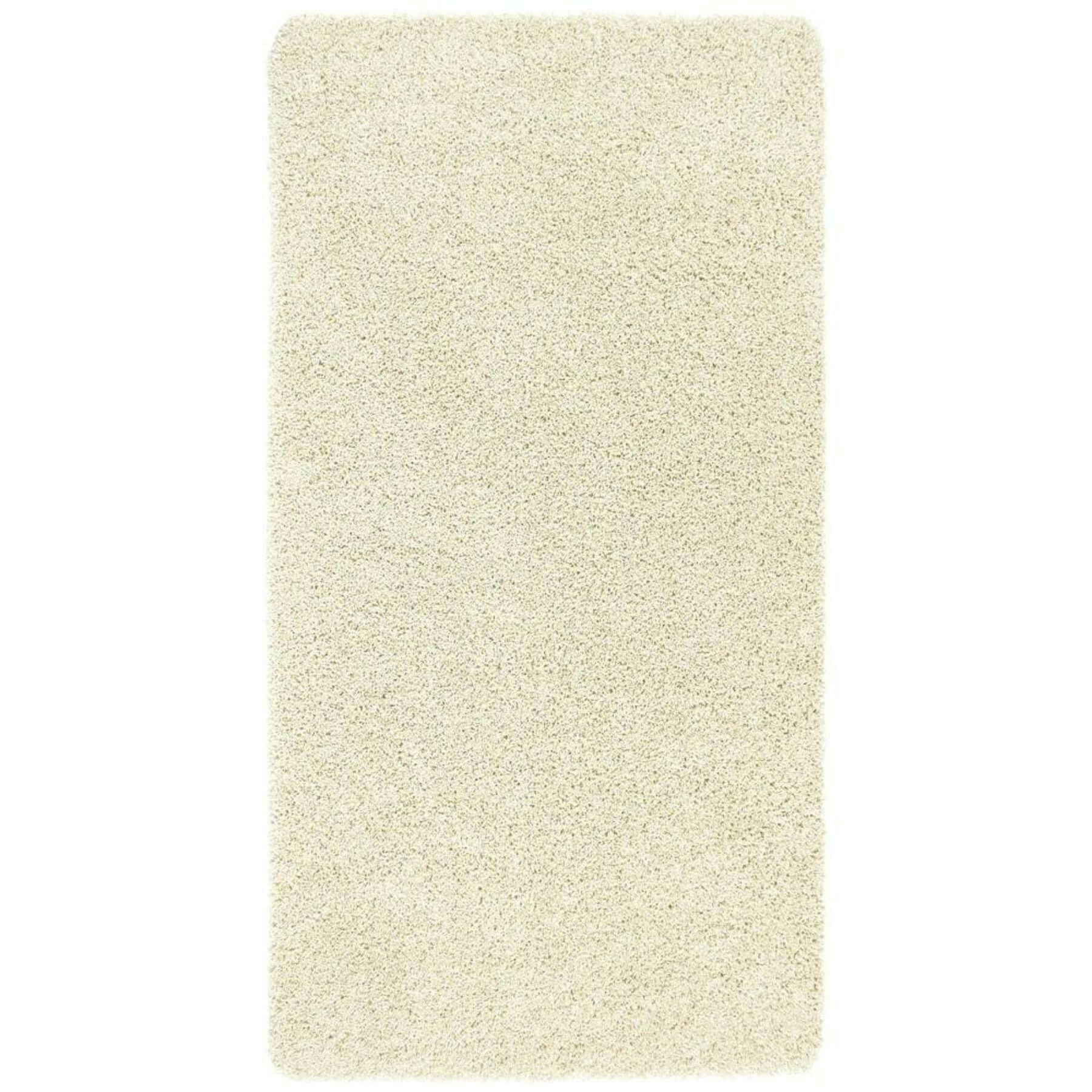 The Rugs Ivory Washable Ghost Shaggy Rug - 67X300 Cm