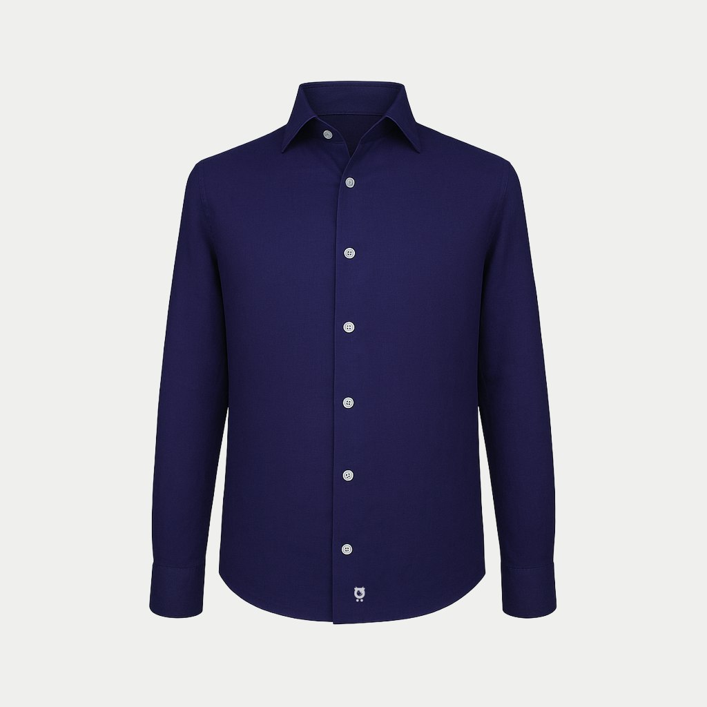 Randy Cow Midnight Breeze - Linen Shirt - Xl