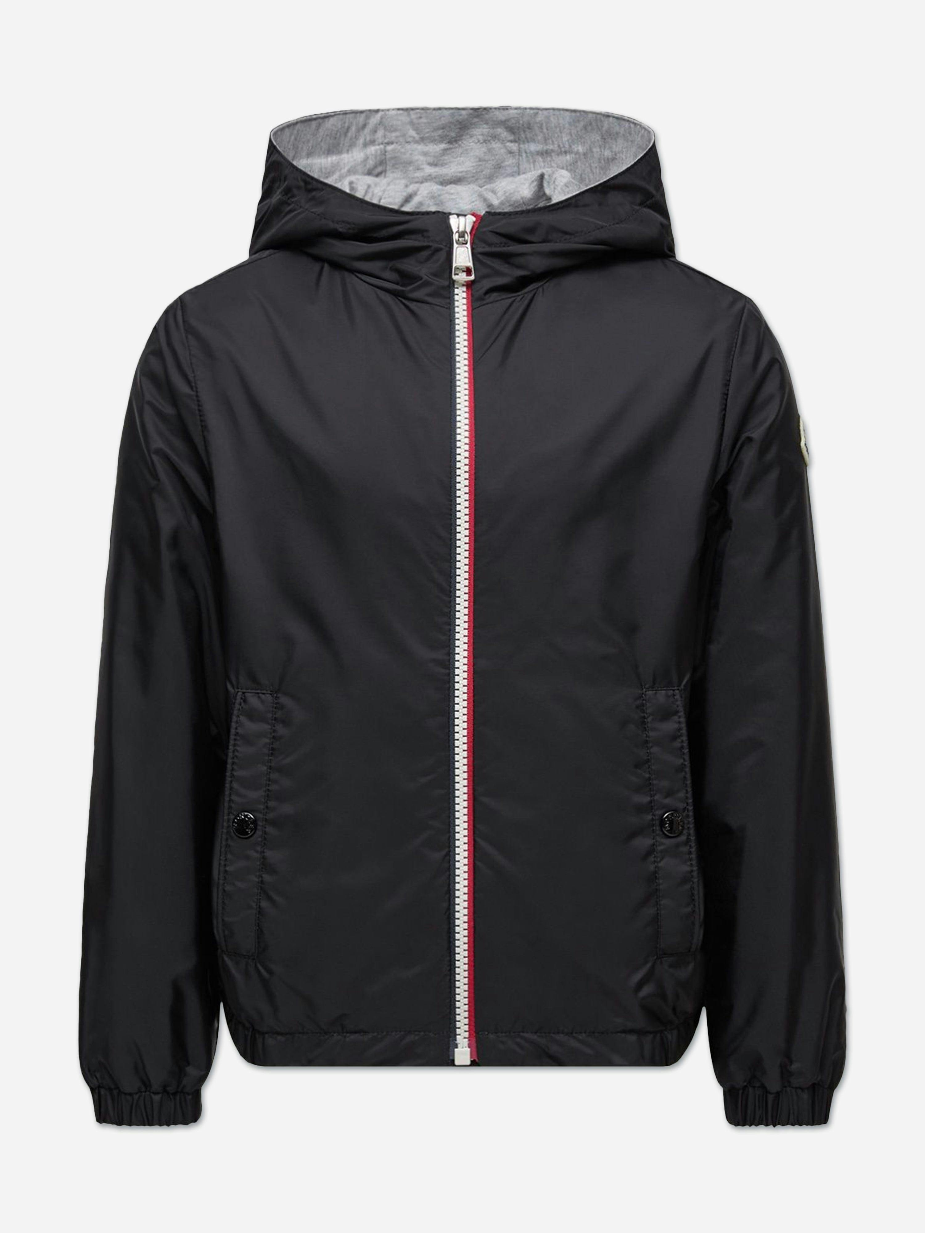 Moncler Enfant Boys Black New Urville Jacket In - 12 Yrs