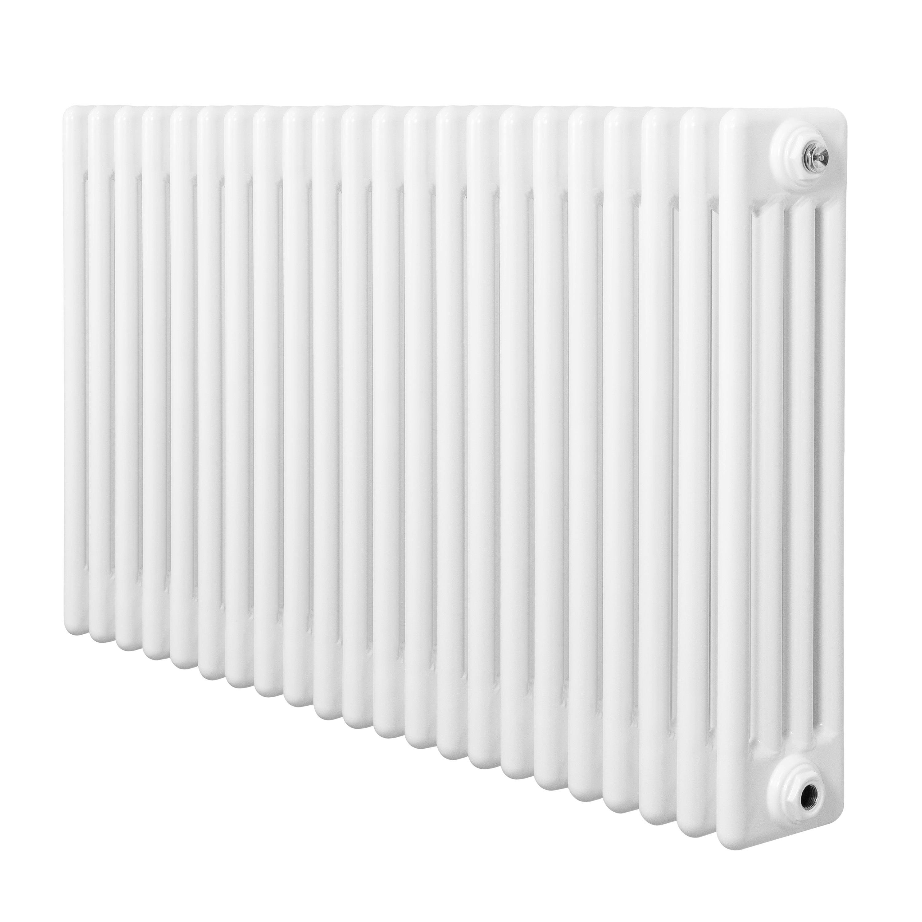 Monstershop White Traditional 4 Column Radiator - 600 X 1010Mm