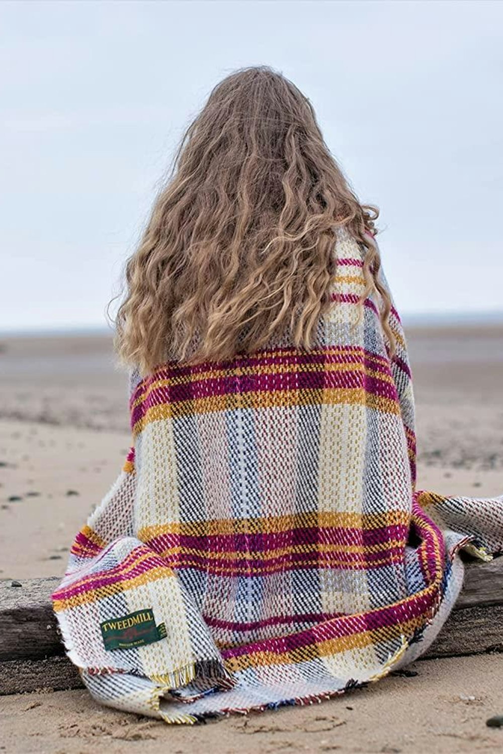 Homespace Direct Wool Throw Using Recycled Wool - Multi