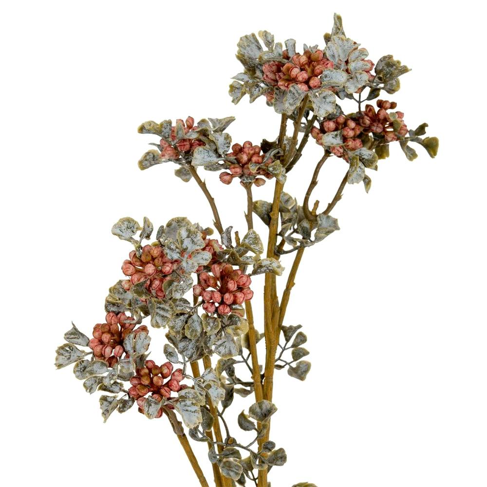 Hill Interiors Pink Berry Artificial Flower Spray - One Size - 100% Mixed