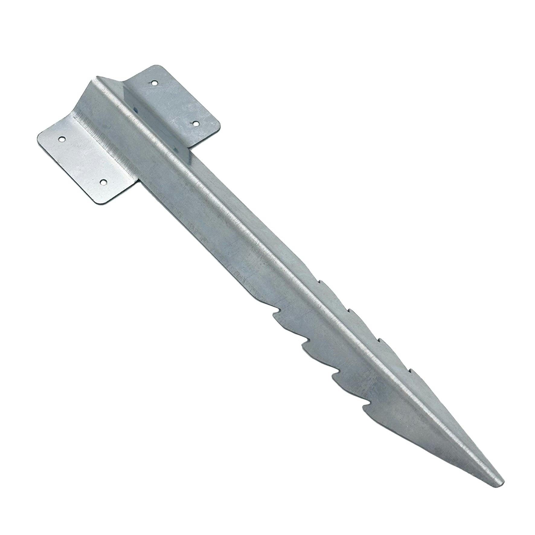 Nicoman Metal Railway Sleepers Brackets For Landscape, Lawn And Driveway Path Edging - Pack Of 20