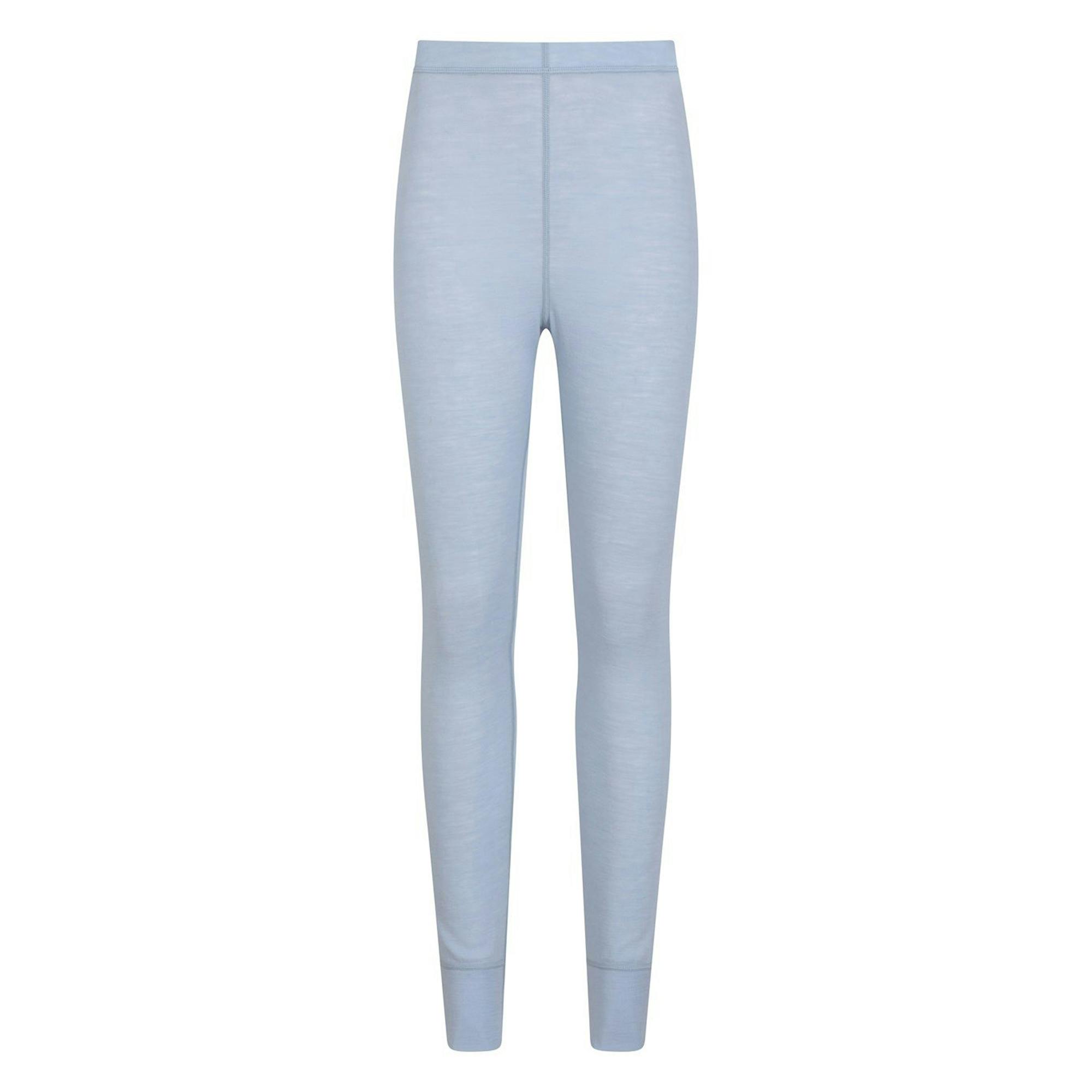 Mountain Warehouse Women's Light/Blue Merino Ii Thermal Bottoms - 18 Uk - 70% Merino Wool/30% Polyester