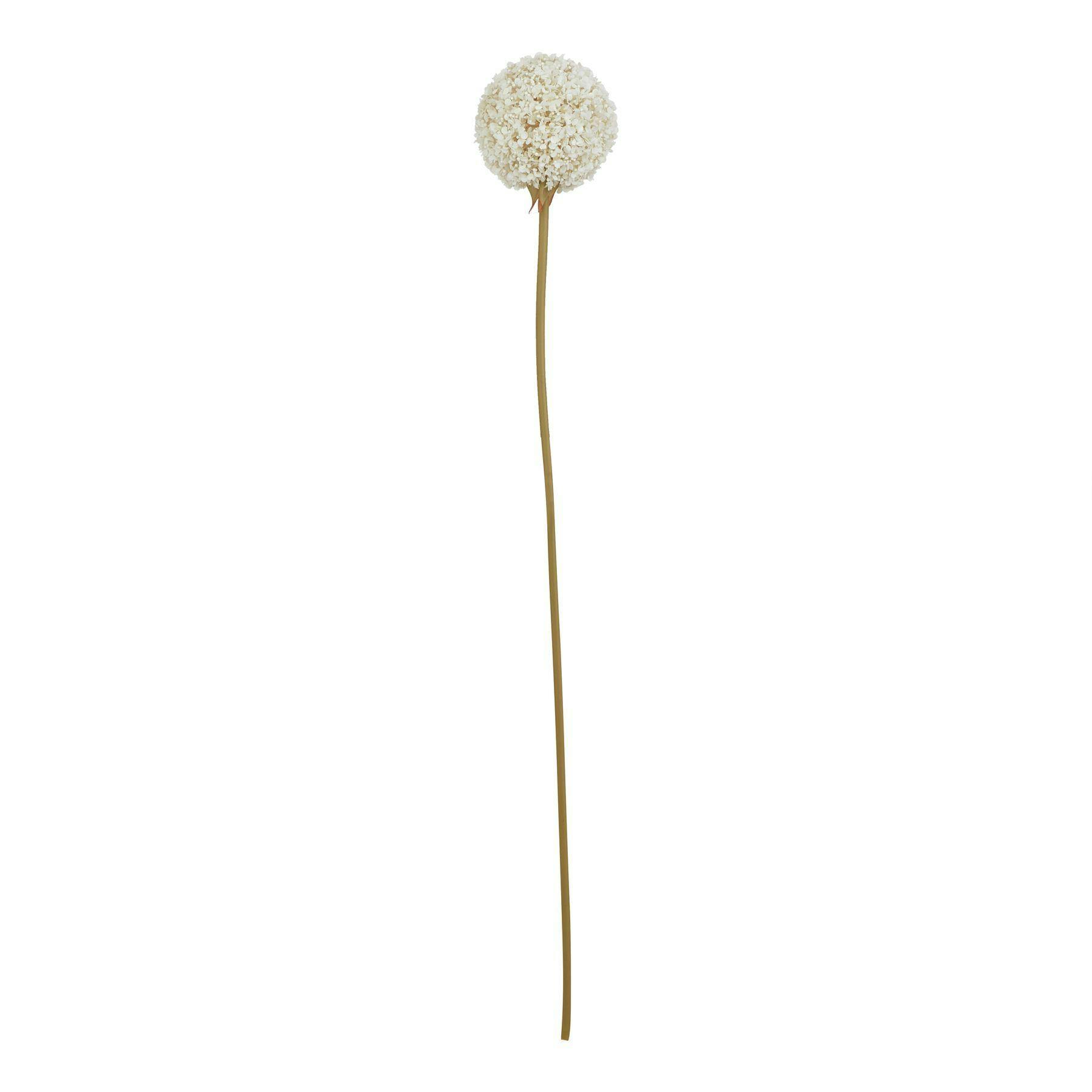 Hill Interiors White The Natural Garden Collection Allium Artificial Flower - One Size